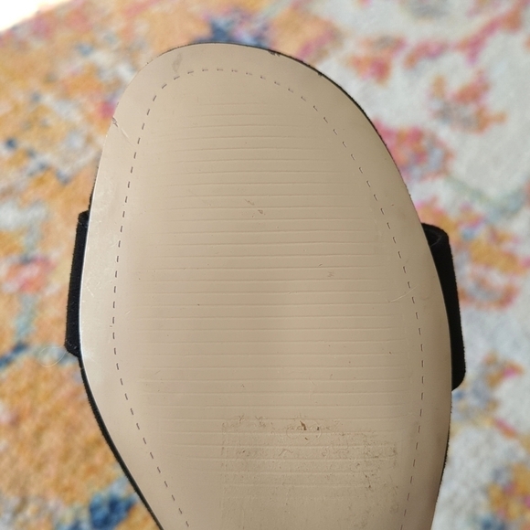 Topshop Daisy Strappy Ankle Marble Mid Block Heeled Sandals Black Size 7.5 - Picture 14 of 15